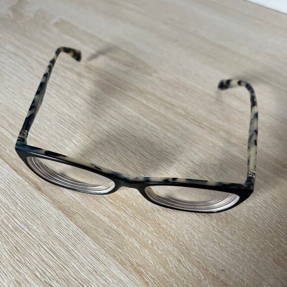 Prada VPR15P ROK-1O1 Eyeglasses Black Tortoise Cream PARTS ONLY 53-16-135 - Picture 8 of 10